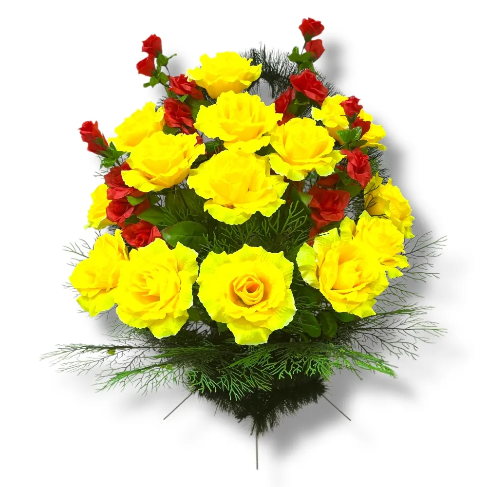 заказная корзина из искусственных цветов, искусственные цветы на могилу, ритуальные корзины, мемориальная корзина, корзина для кладбища, ритуальный декор, цветы для памятника, ритуальные товары, корзина с цветами, ритуальные услуги.