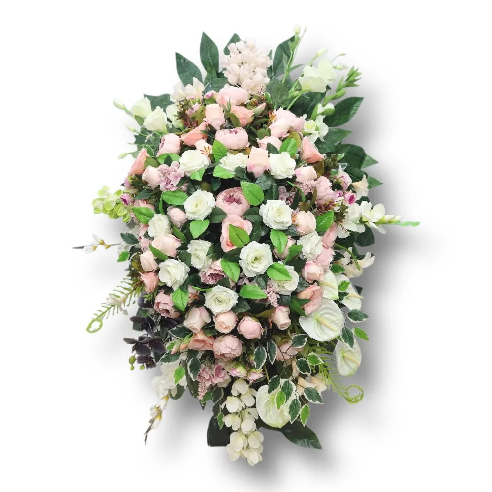 траурный венок, искусственные цветы, похоронные атрибуты, премиум класс, ритуальные товары, венок на похороны, траурные аксессуары, АРТ. ВП-038