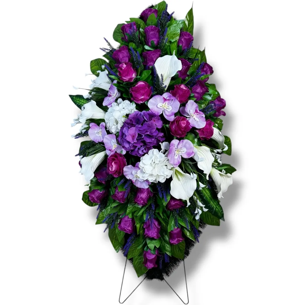 Ритуальный венок, венок на похороны, искусственный венок, траурный венок, ритуальные изделия, венок из искусственных цветов, похоронные атрибуты, мемориальный венок.