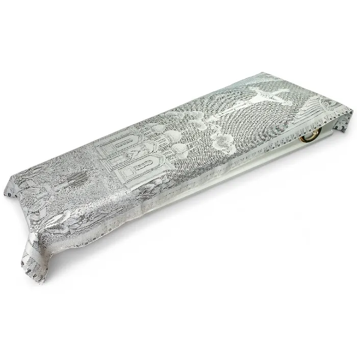 АРТ ПР-003 Белое церковное. Ритуальное покрывало в гроб тюль. Тюль 