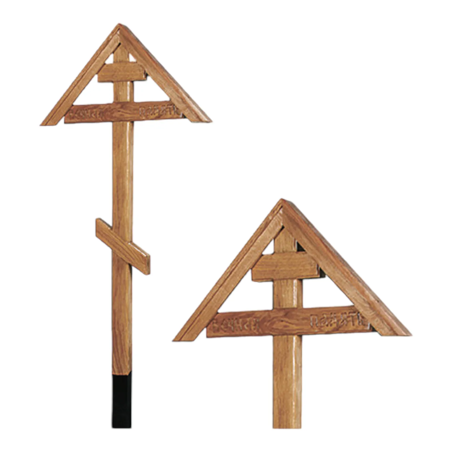 Дубовые кресты на могилу