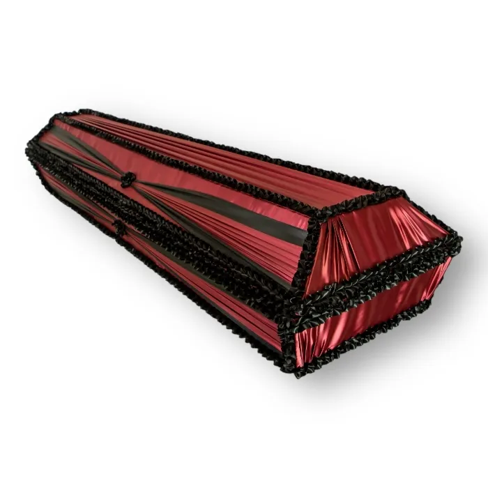 гроб бант, четырехгранный гроб, ткань для гроба, ритуальные товары, похоронные принадлежности.