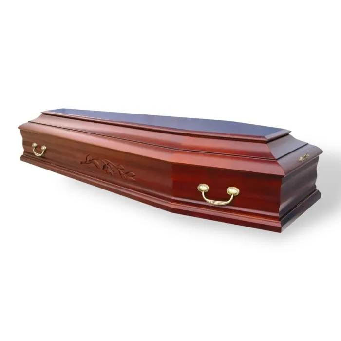 Гроб Б9 Николь 6-ти гранный Матовый Стандарт