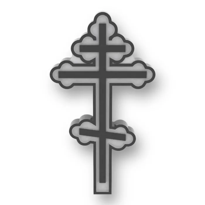 Крест гранитный на могилу арт. КГ-005 — купить памятник высокого качества