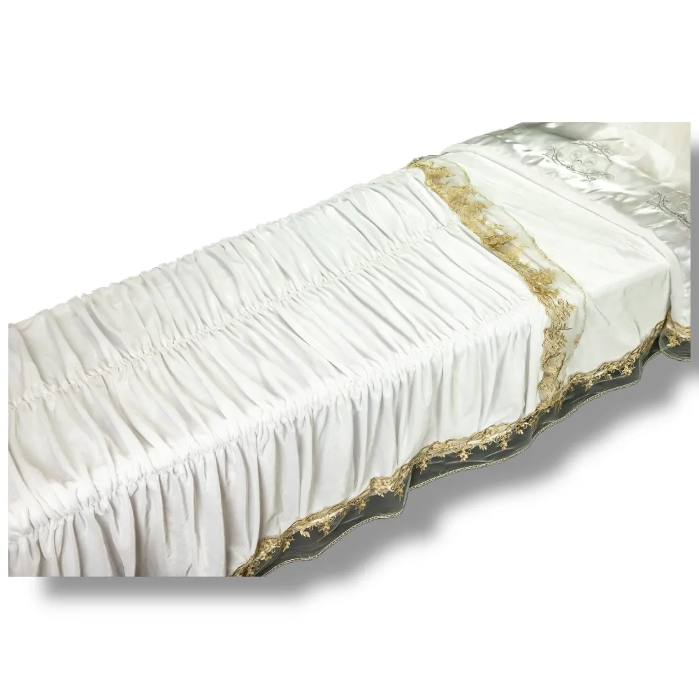 ритуальные комплекты, ритуальная подушка, ритуальная наволочка, топаз айвори, велюровый комплект, атласный комплект, кружевные изделия, товары для похорон, ритуальные аксессуары.