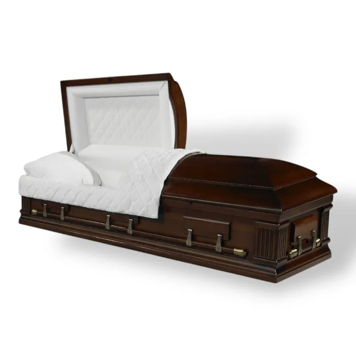 гроб магистр двухкрышечный орех, комплект товаров и услуг для похорон, ритуальные услуги, похороны, гроб деревянный, элитный гроб, ритуальная атрибутика, ритуальный сервис, ритуальное агентство, ритуальные принадлежности.