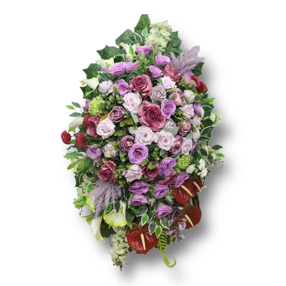 траурный венок, искусственные цветы, похоронные атрибуты, премиум класс, ритуальные товары, венок на похороны, траурные аксессуары, АРТ. ВП-039