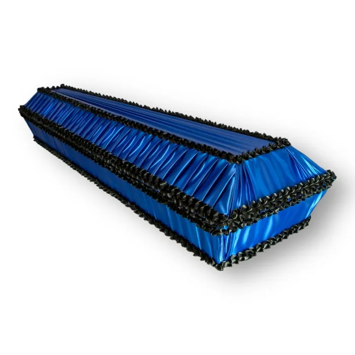 гроб полугофре, гроб тканевый, четырехгранный гроб, погребальная урна, ритуальные товары, похоронная атрибутика