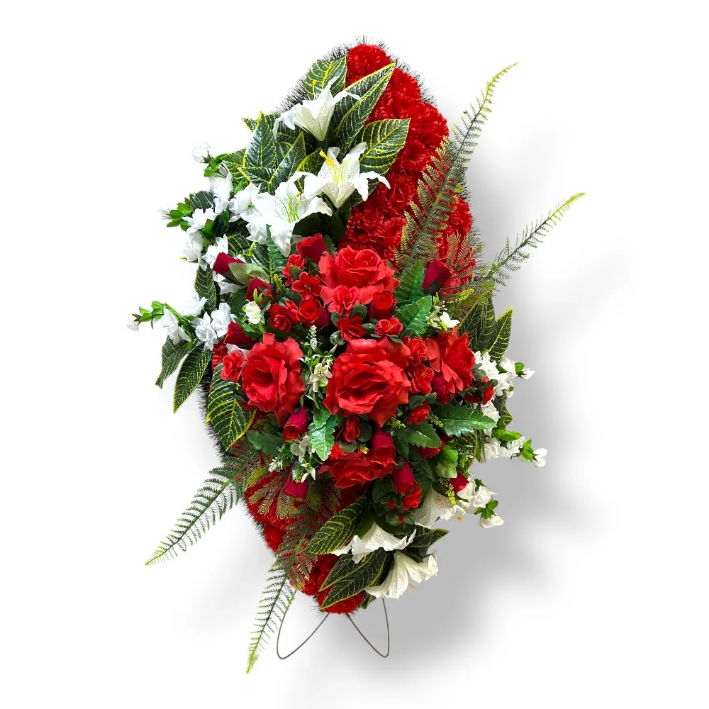 Ритуальный венок, венок на похороны, искусственные цветы, траурный венок, ритуальные принадлежности, венок для прощания, мемориальный венок, похоронные атрибуты, венки из искусственных цветов 