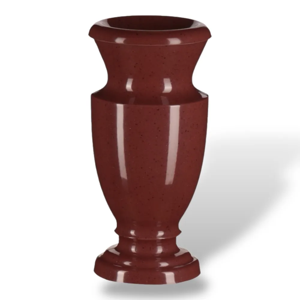 Ваза гранитополимерная, артикул ВГП-006, памятник, мемориал, ритуальные изделия, надгробие, кладбище, гранитополимер, долговечные материалы, ритуальная атрибутика.