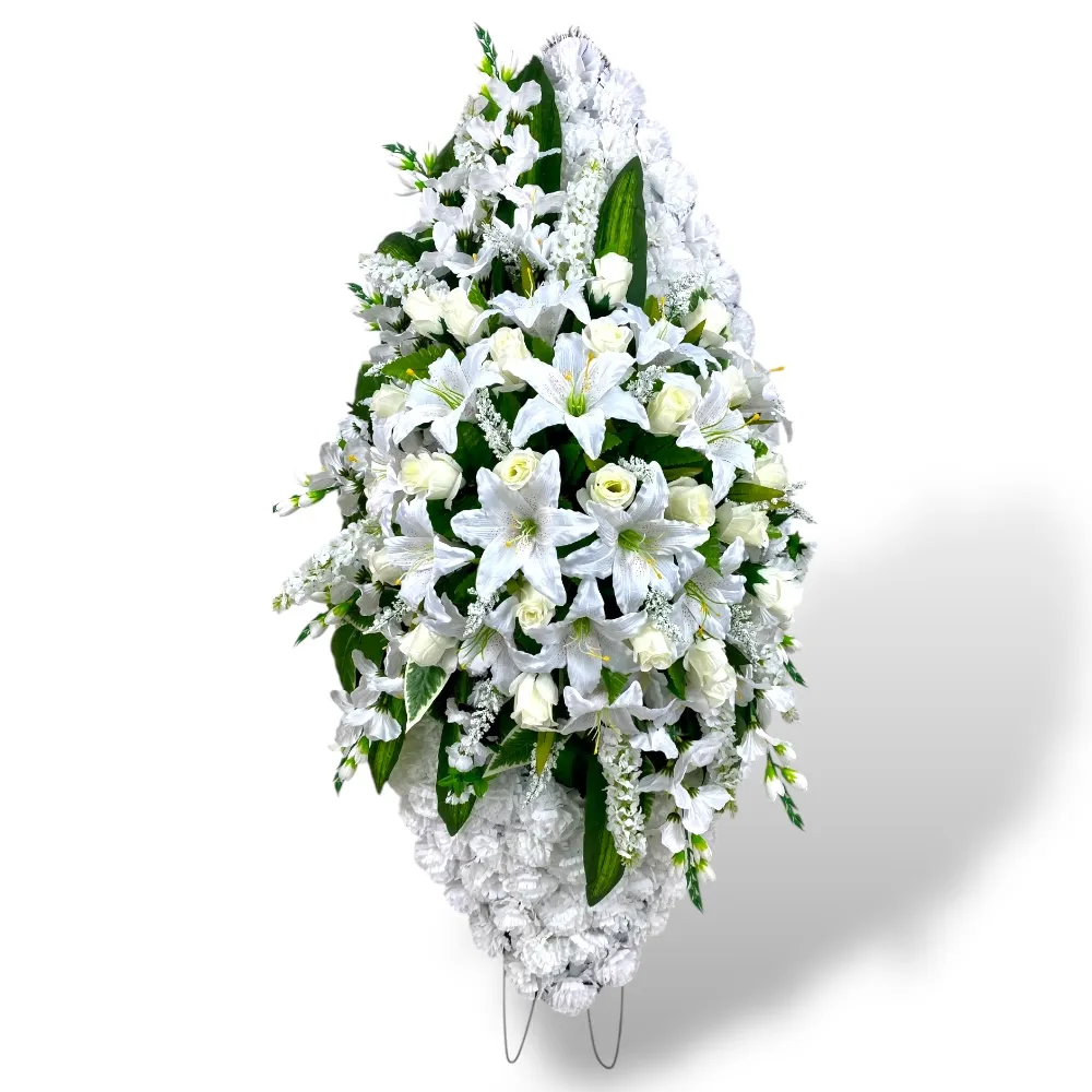 Ритуальный венок, венок на похороны, искусственные цветы, траурный венок, ритуальные принадлежности, венок из искусственных цветов, похоронные атрибуты, мемориальный венок.