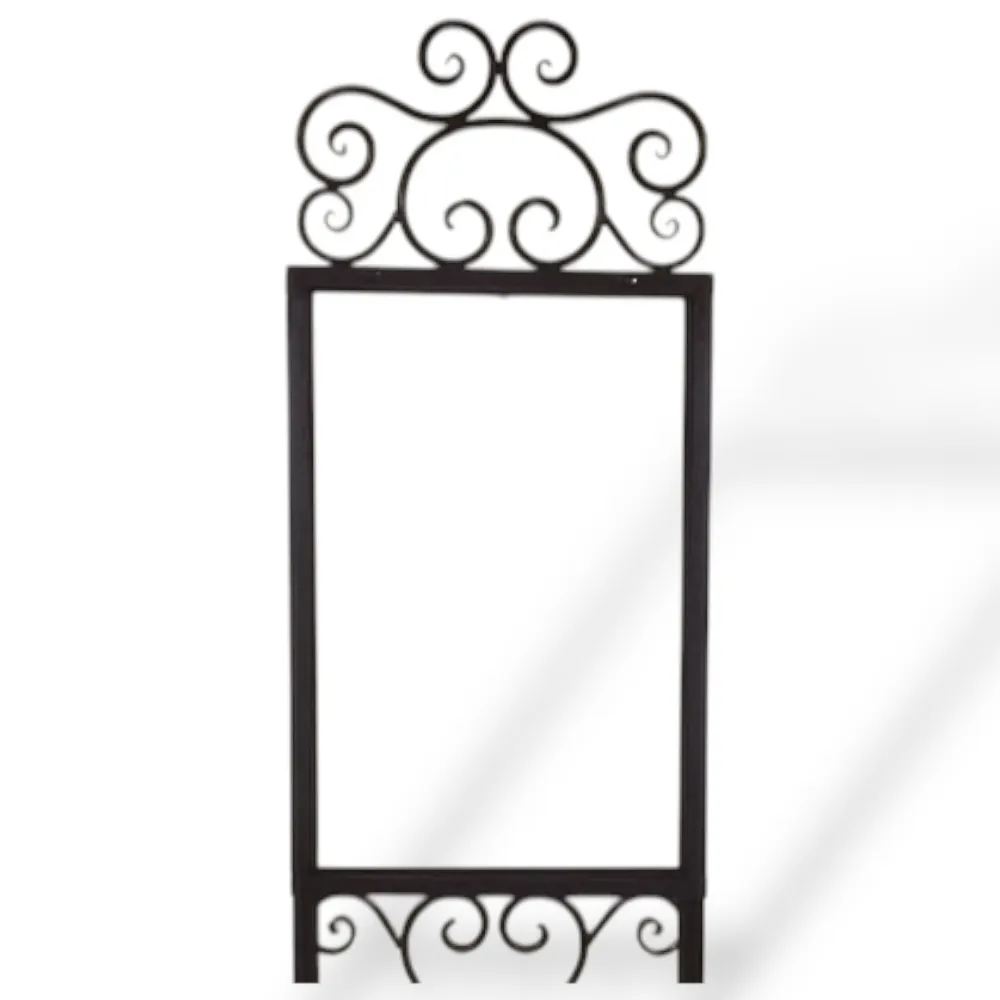 Рамка кованая, артикул КО-056, под гранитную плитку, вертикальная рамка, горизонтальная рамка, размер 400х600.