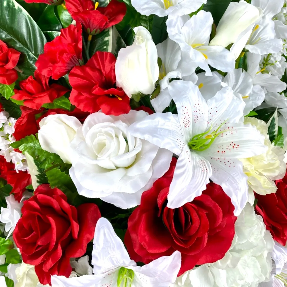 венок из искусственных цветов, венок на похороны, ритуальные цветы, траурный венок, похоронный атрибут, венок артикул ВИ-002