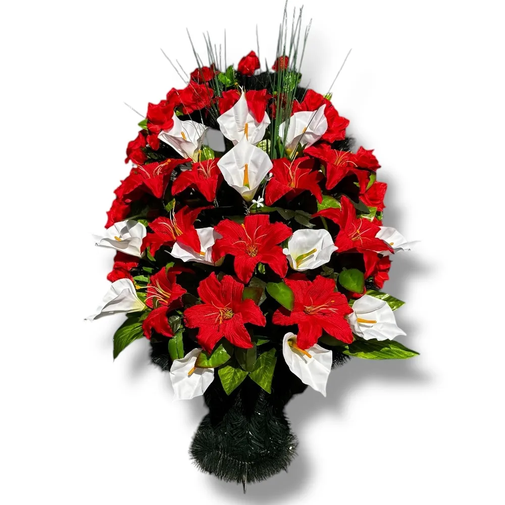 корзина на похороны, искусственные цветы, ритуальные корзины, траурные аксессуары, похоронные атрибуты, корзина с цветами, ритуальная атрибутика, цветы на похороны.