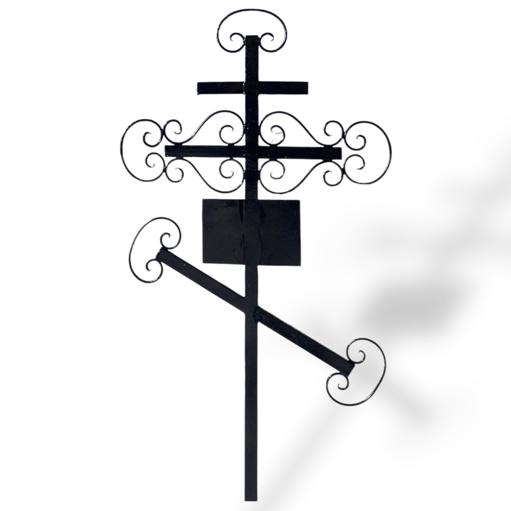 Арт. КК-001 Крест кованный на могилу 2100х1000 Нитро