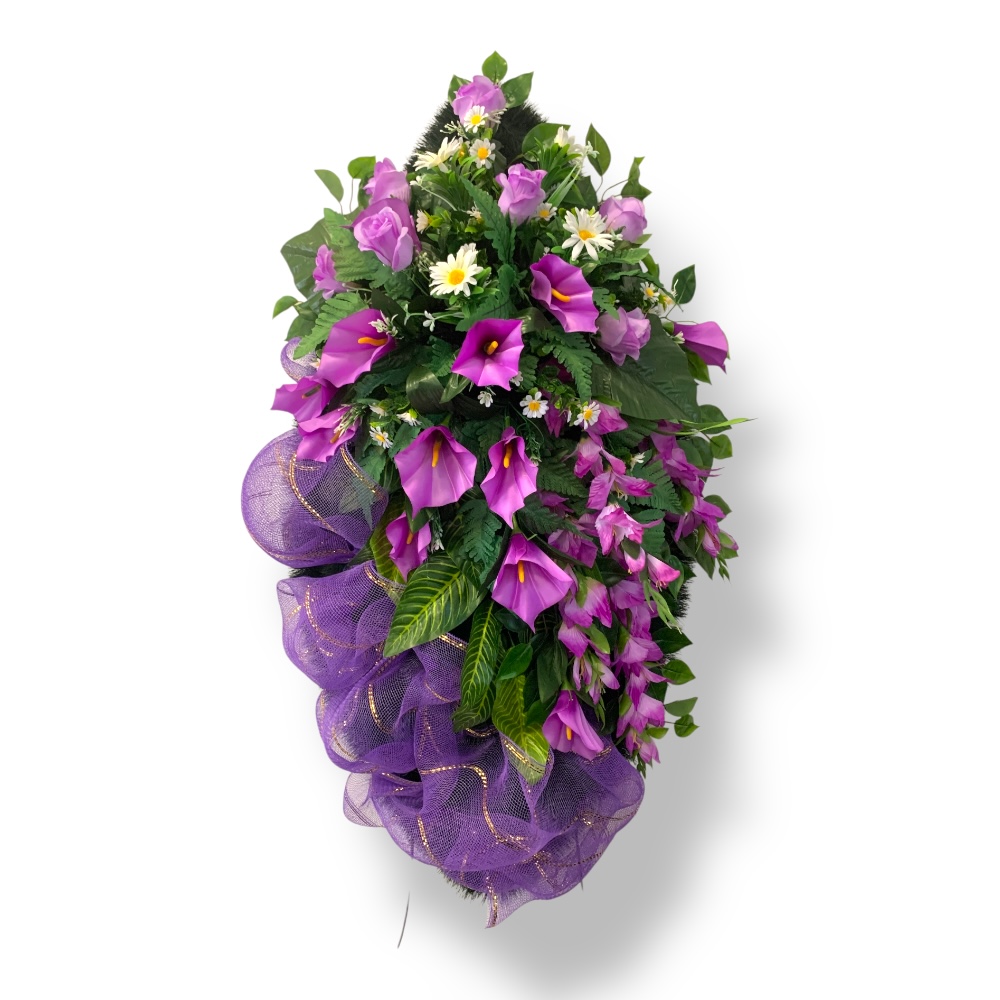 Ритуальный венок, венок на похороны, искусственные цветы, траурный венок, ритуальные принадлежности, венок для прощания, мемориальный венок, похоронные атрибуты, венки из искусственных цветов.