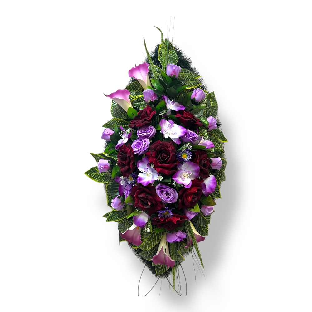 Ритуальный венок, венок на похороны, искусственные цветы, траурный венок, мемориальный венок, похоронные атрибуты, ритуальные товары, венок для прощания, венок из искусственных цветов.