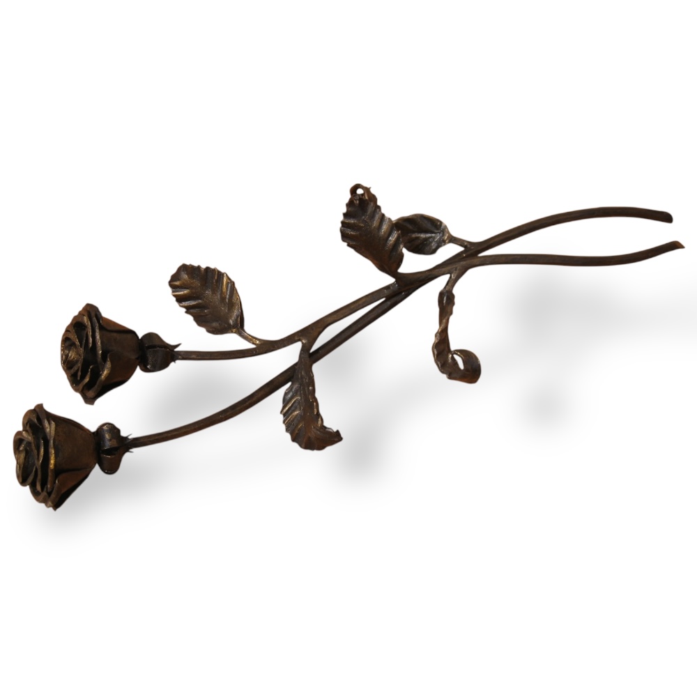 Арт. СМ-018 Роза кованая на могилу 2 шт Нитро