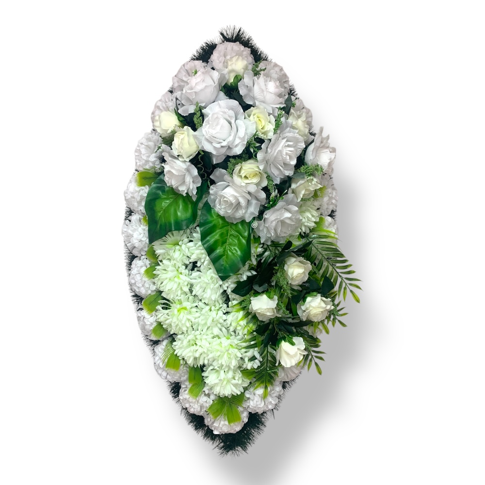 Ритуальный венок, венок на похороны, искусственные цветы, траурный венок, ритуальные принадлежности, венок для прощания, мемориальный венок, похоронные атрибуты, венки из искусственных цветов.