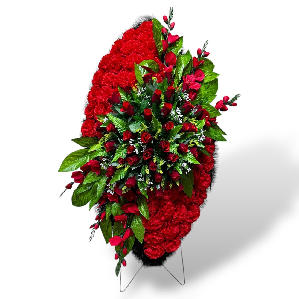 Ритуальный венок, венок на похороны, искусственные цветы, траурный венок, ритуальные принадлежности, венок для прощания, мемориальный венок, похоронные атрибуты, венки из искусственных цветов.