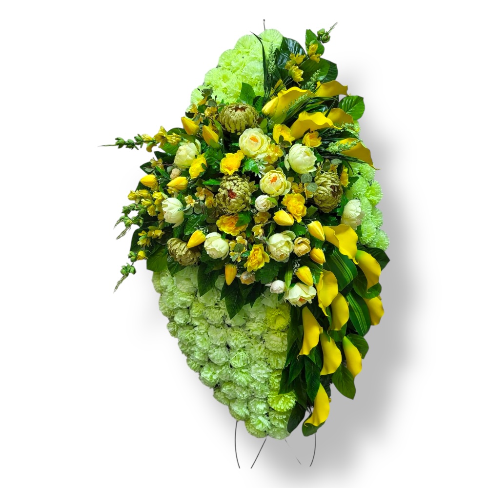 траурный венок, искусственные цветы, похоронный венок, премиум класс, ритуальные товары, венок на похороны, траурные атрибуты, АРТ. ВП-014