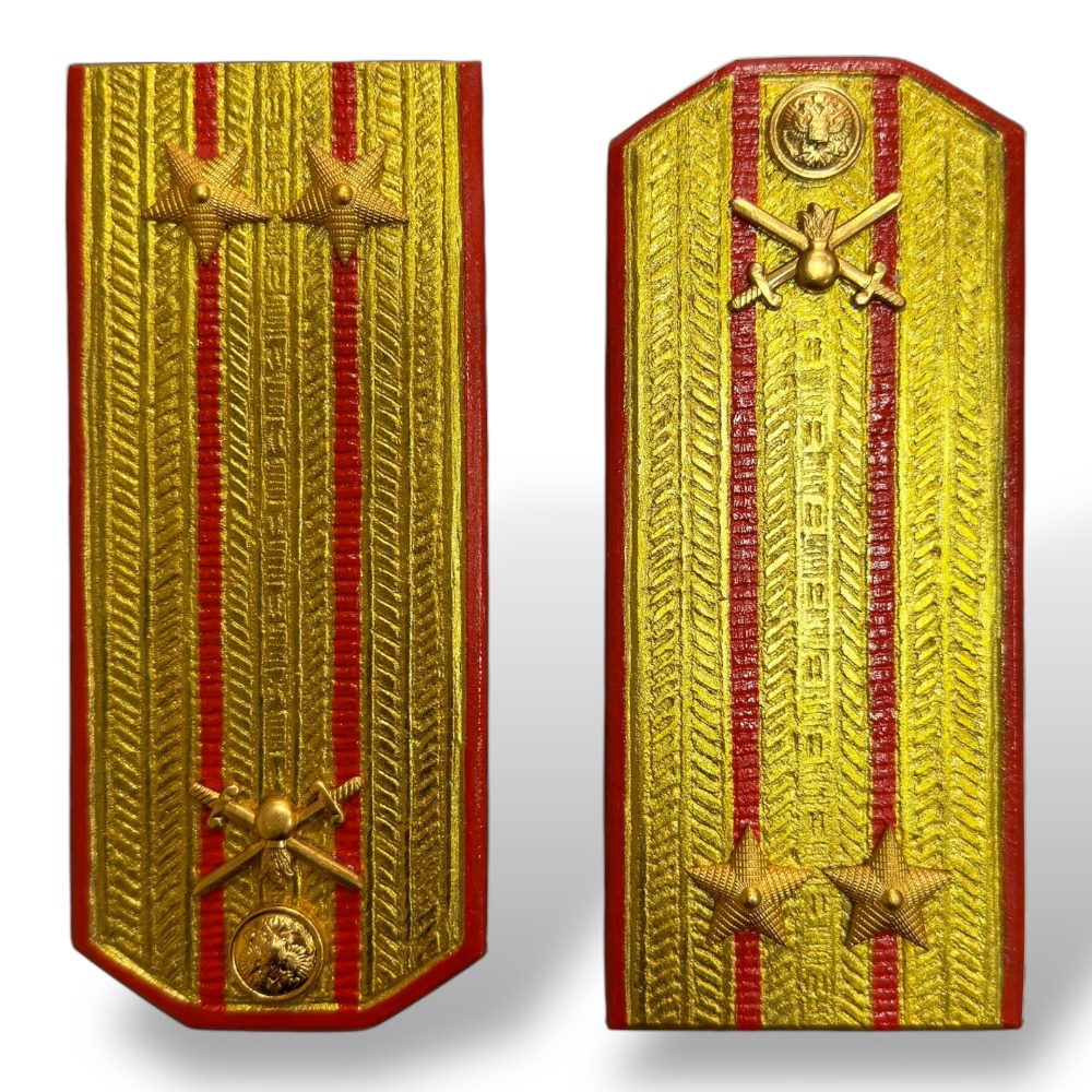 Арт. ПГ-001 Погоны крашенные на памятник Габбро-диабаз гранит