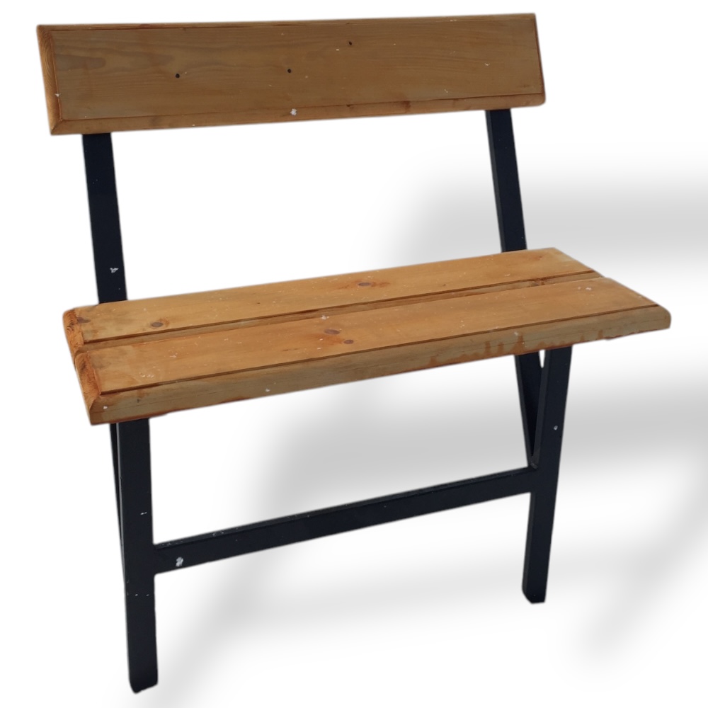 СМ-002 Лавка со спинкой на могилу 750х300 Hammerite