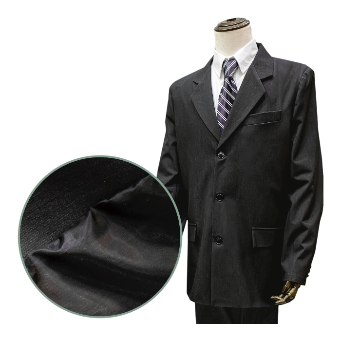 Арт. КМ-001 Костюм-тройка мужской габардин, с рубашкой и галстуком на похороны 46 размер.