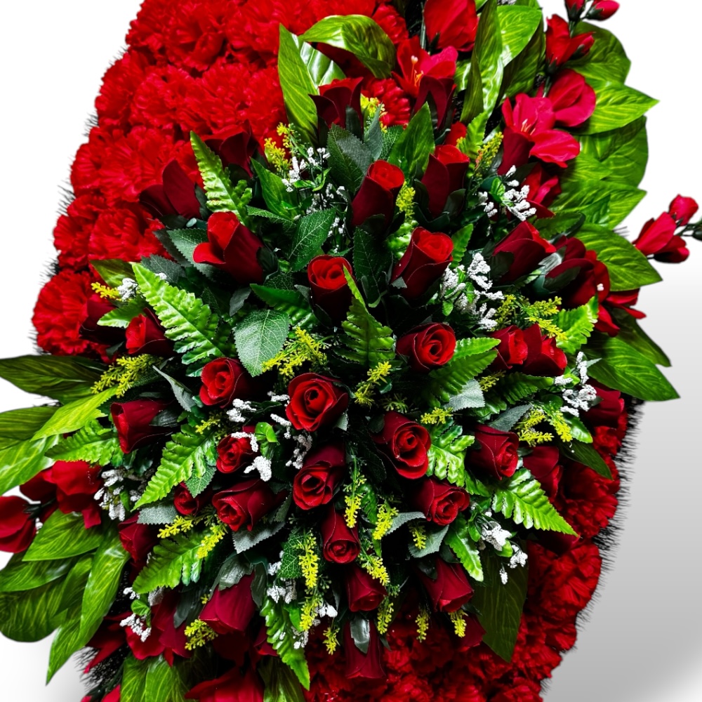 Ритуальный венок, венок на похороны, искусственные цветы, траурный венок, ритуальные принадлежности, венок для прощания, мемориальный венок, похоронные атрибуты, венки из искусственных цветов.