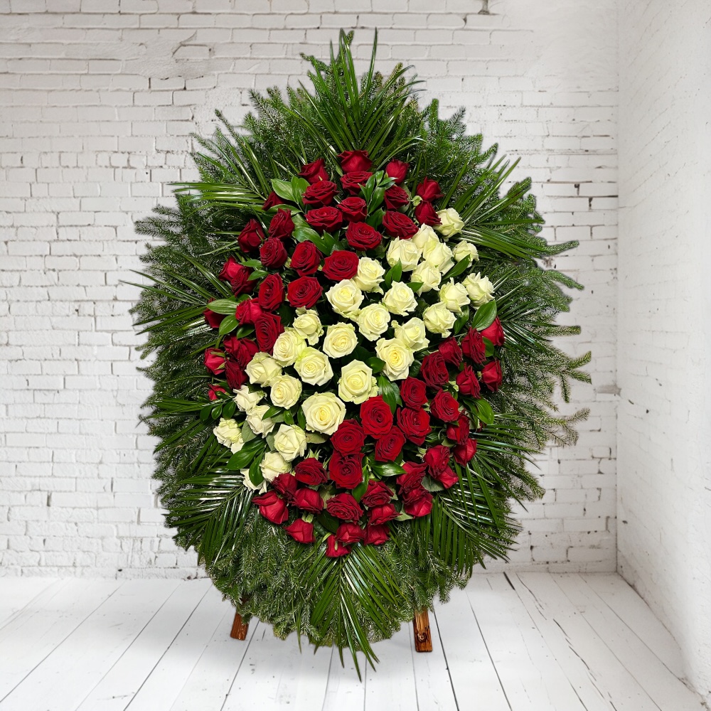 венок ритуальный, венок из живых цветов, венки на заказ, венок похоронный, венок траурный, венок поминальный