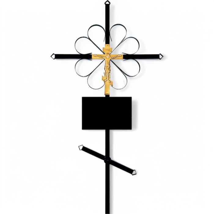 могильный крест, стандартный могильный крест, памятник стандарт, артикул 75-1, ритуальные изделия, стандартные памятники