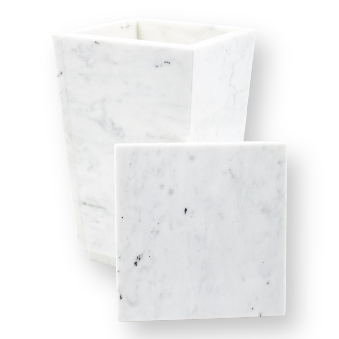 УК 013 - Урна для праха "Тетра" Белый мрамор