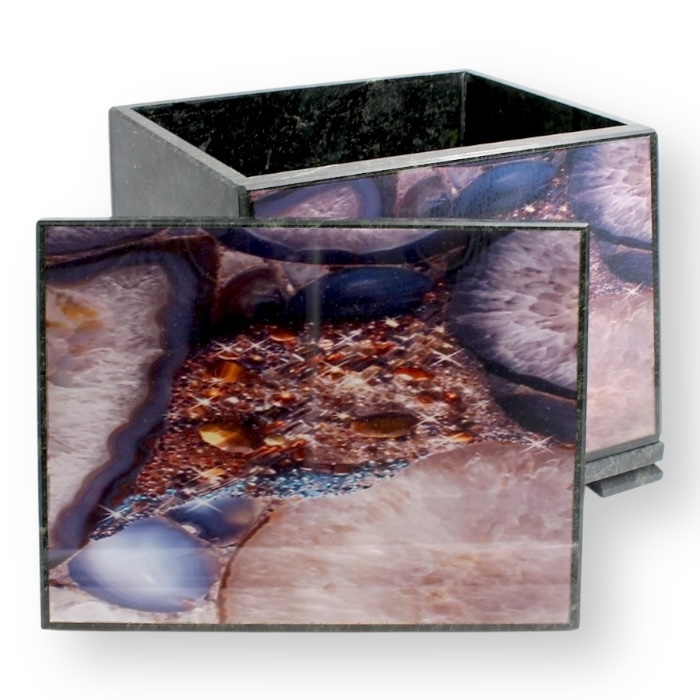 УК 006 - Урна для праха "Куб" Агат