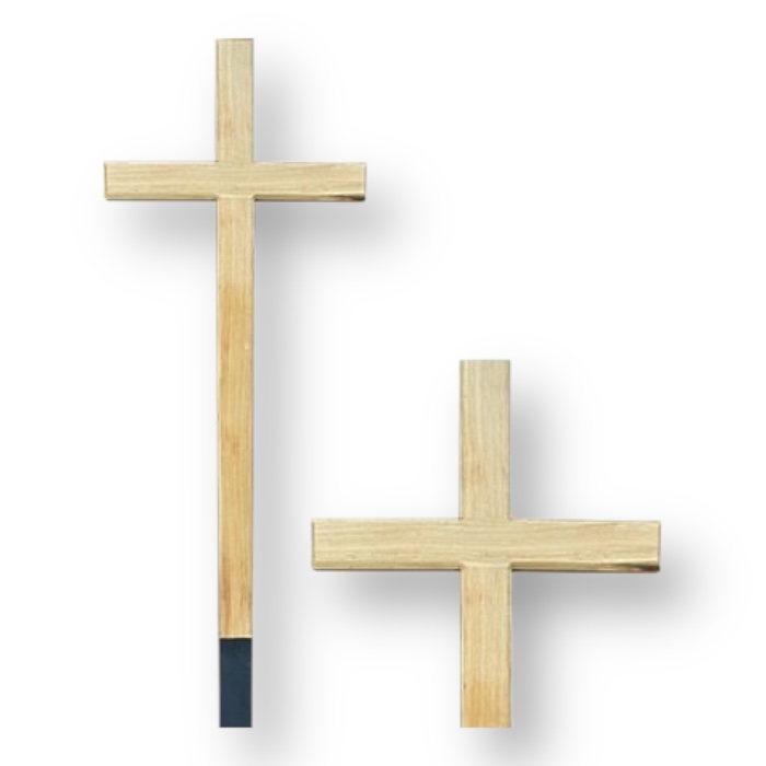 крест дубовый, крест на могилу, католический крест, ритуальные изделия, надгробные кресты, деревянные кресты, артикул КД-14