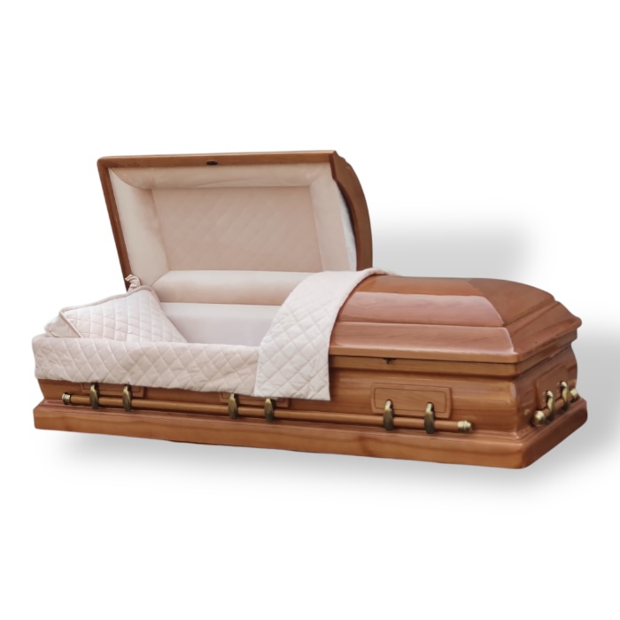 гроб империя двухкрышечный светлый, ритуальные услуги, похороны, комплект для похорон, гроб деревянный, ритуальная атрибутика, ритуальный товар, ритуальные принадлежности, ритуальное агентство, ритуальные товары и услуги.
