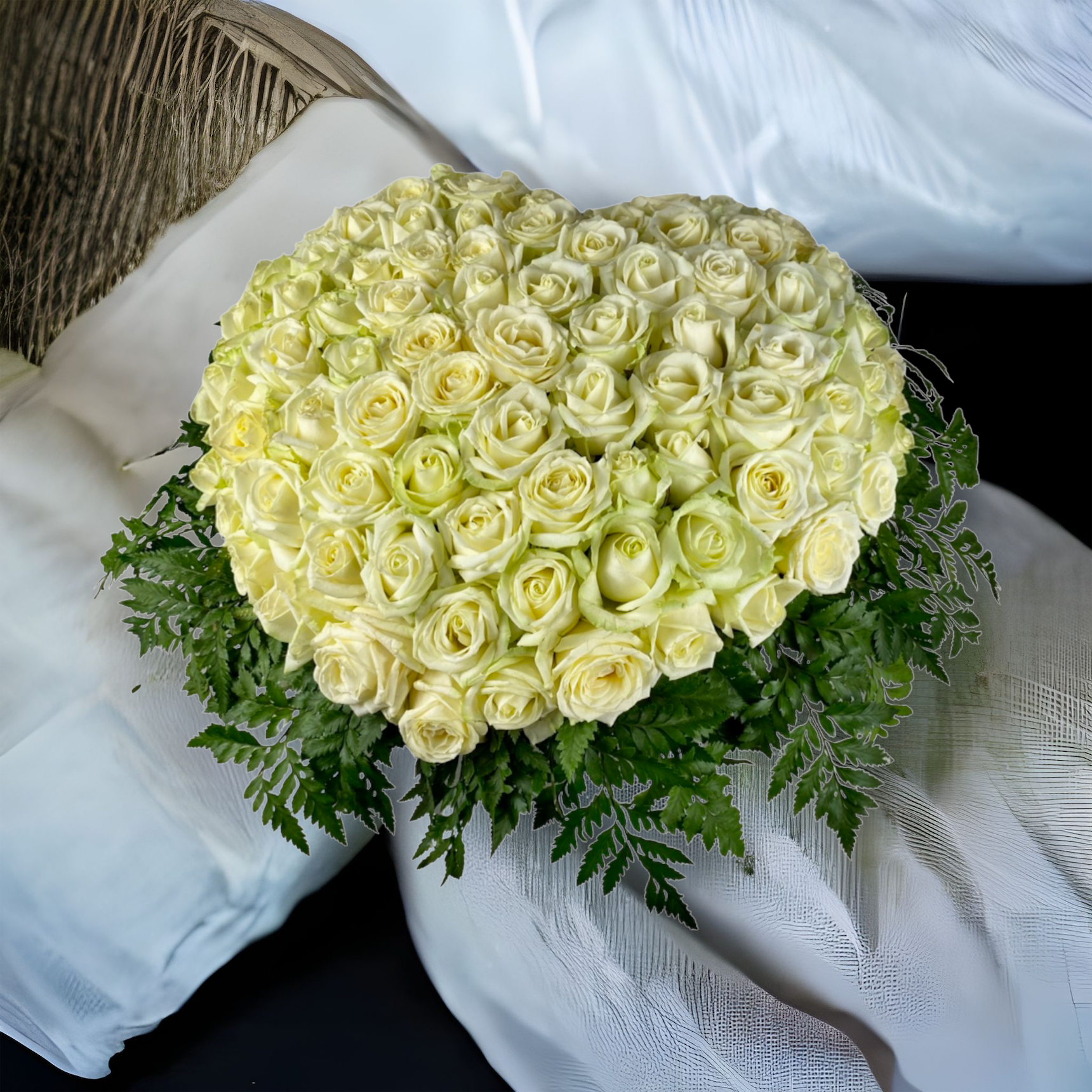 Корзины из живых цветов