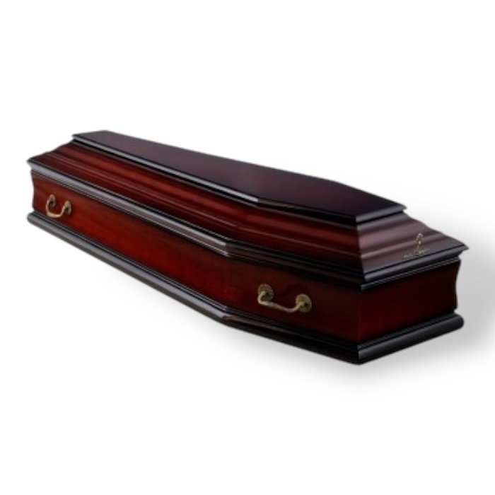 Гроб Б8 Венеция 6-ти гранный Лакированный Стандарт