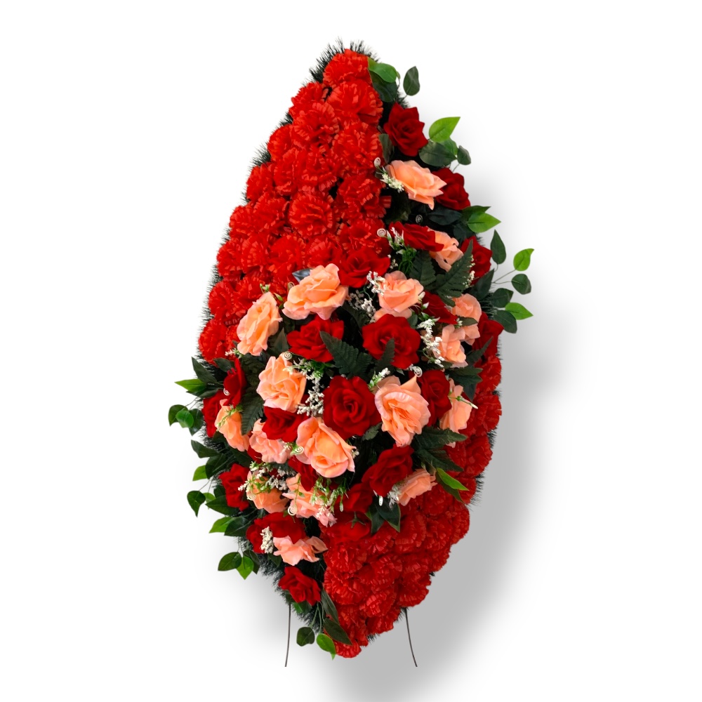 Ритуальный венок, венок на похороны, искусственные цветы, траурный венок, ритуальные принадлежности, венок из искусственных цветов, похоронные атрибуты, мемориальный венок.