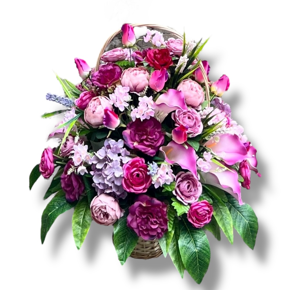 корзина на похороны, искусственные цветы, ритуальные корзины, траурные аксессуары, похоронные атрибуты, корзина с цветами, ритуальная атрибутика, цветы на похороны.
