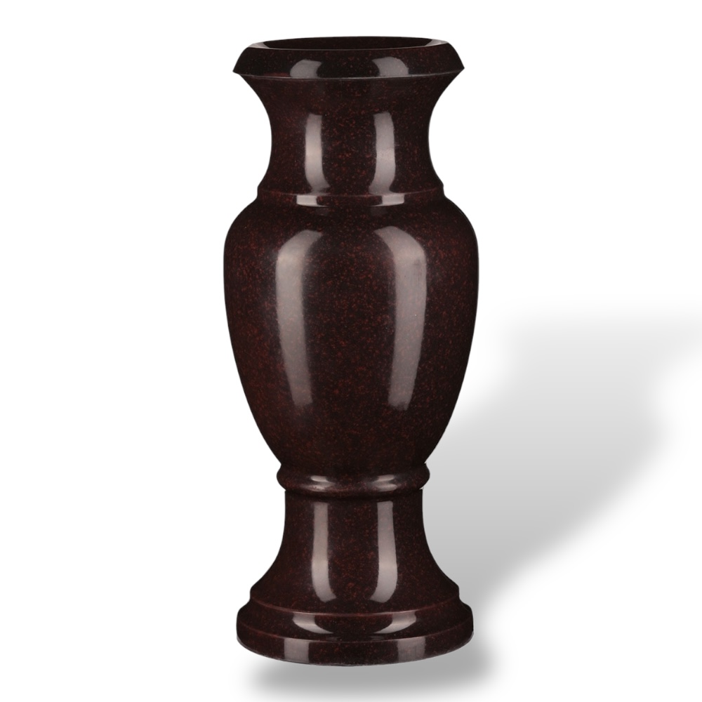 Ваза гранитополимерная, артикул ВГП-011, памятник, мемориал, ритуальные изделия, надгробие, кладбище, гранитополимер, долговечные материалы, украшение могилы, ритуальная атрибутика.