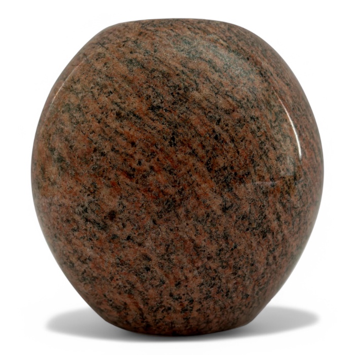 Арт. ВГ-007 Ваза гранитовая круглая на кладбище Винга