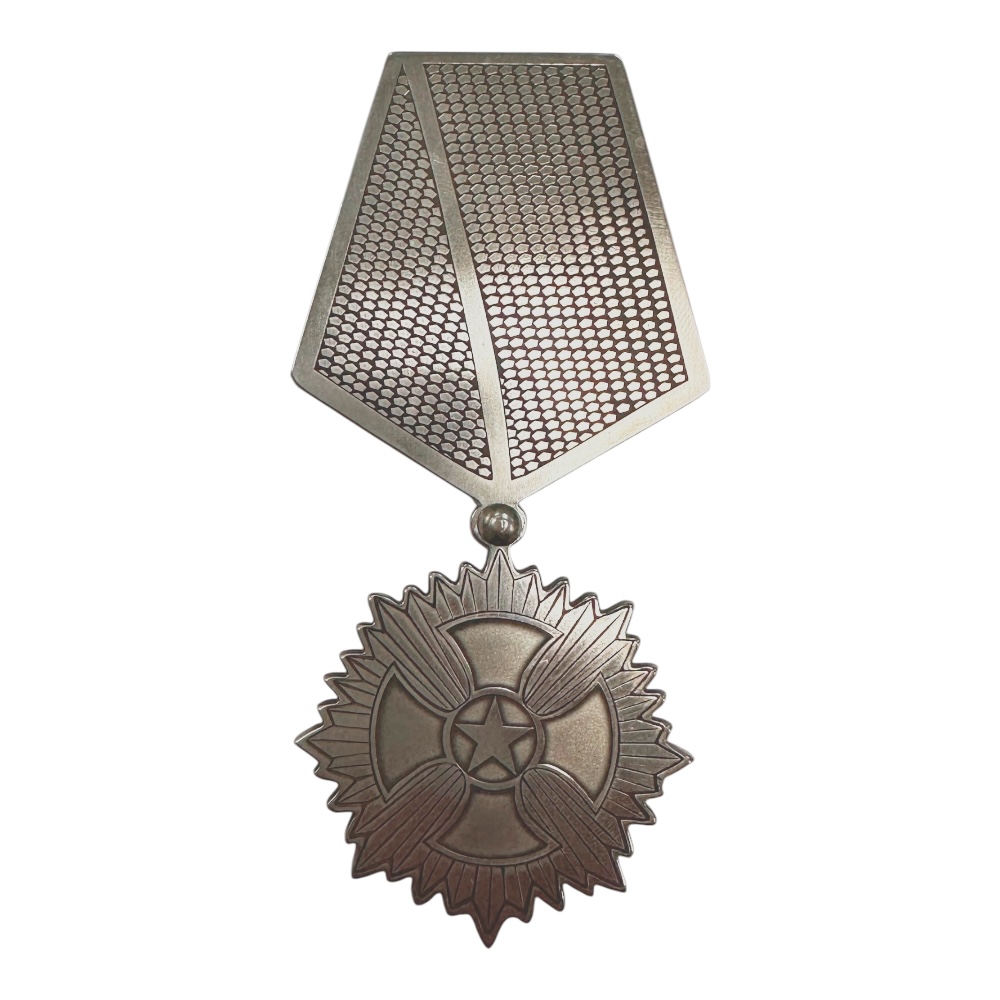 накладка Орден Вагнера, стальная накладка на памятник, купить арт МО-009, военные накладки на памятники, ордена Вагнера из стали, памятные таблички Вагнера, металлические накладки для мемориалов, награды на памятник