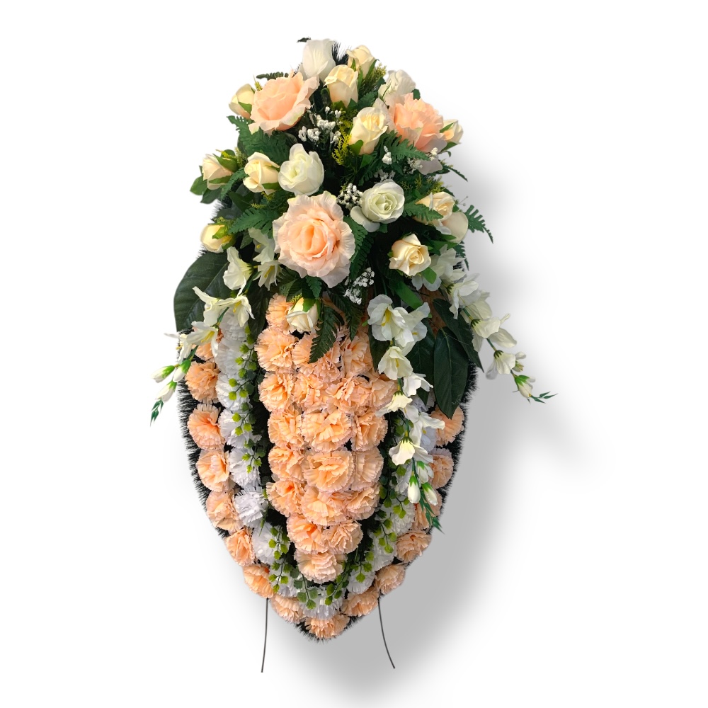 Ритуальный венок, венок на похороны, искусственные цветы, траурный венок, мемориальный венок, похоронные атрибуты, ритуальные товары, венок из искусственных цветов, траурные аксессуары.