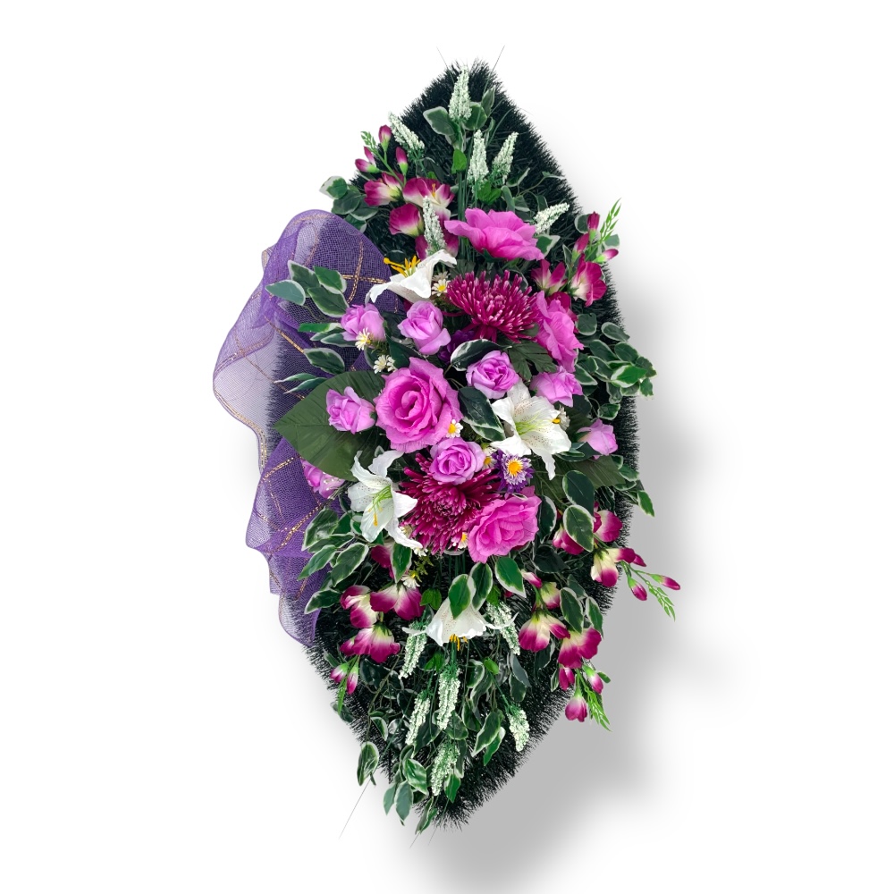 Ритуальный венок, венок на похороны, искусственные цветы, траурный венок, мемориальный венок, похоронные атрибуты, ритуальные товары, венок из искусственных цветов, траурные аксессуары.