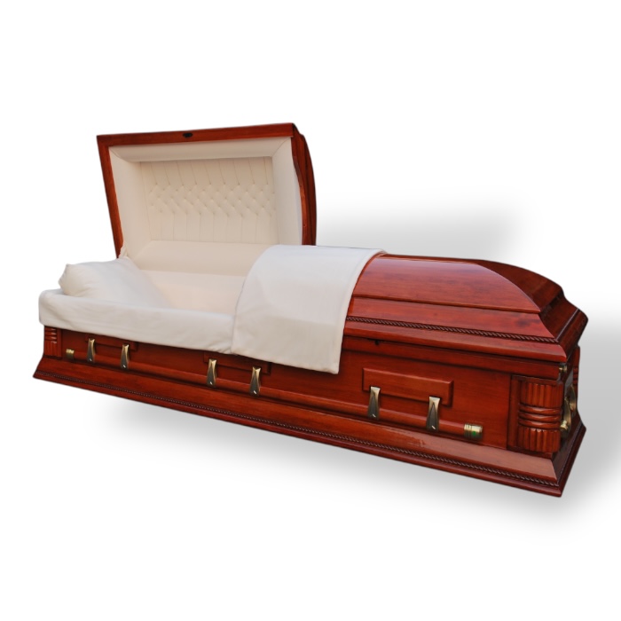 двухкрышечный гроб, гроб мэлори вишня, ритуальные услуги, похороны, комплект для похорон, деревянные гробы, качественные гробы, ритуальная атрибутика.