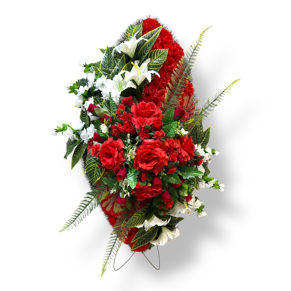 Ритуальный венок, венок на похороны, искусственные цветы, траурный венок, ритуальные принадлежности, венок для прощания, мемориальный венок, похоронные атрибуты, венки из искусственных цветов 