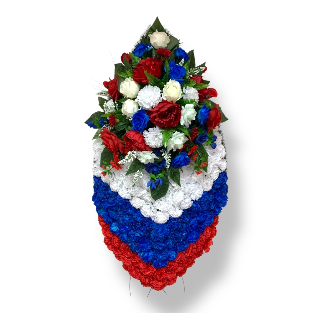 Арт. ВИ-314 Венок патриотический на возложение 120 см.