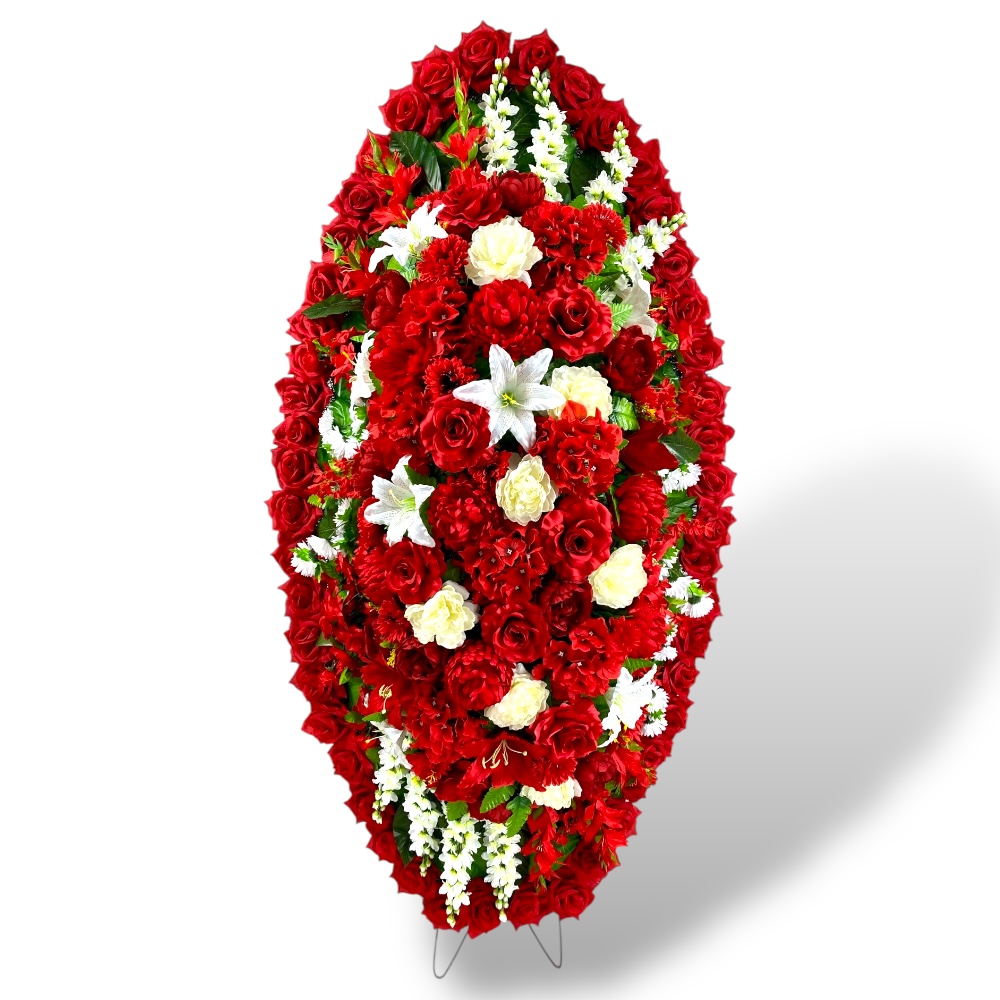 Ритуальный венок, венок на похороны, искусственные цветы, траурный венок, ритуальные принадлежности, венок для прощания, мемориальный венок, похоронные атрибуты, венки из искусственных цветов.