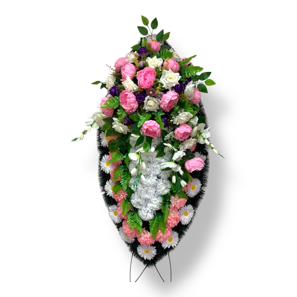 Ритуальный венок, венок на похороны, искусственные цветы, траурный венок, ритуальные принадлежности, венок для прощания, мемориальный венок, похоронные атрибуты, венки из искусственных цветов.