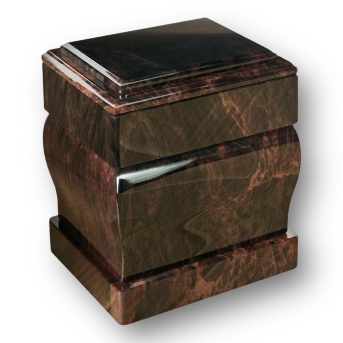 урна для праха Обсидиан, урна УК 015, ритуальная урна, погребальная урна, урна для захоронения, урна из обсидиана